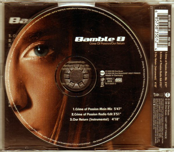 Bamble B – Crime Of Passion / Our Return – CDM | Eurodance 90 CD Shop