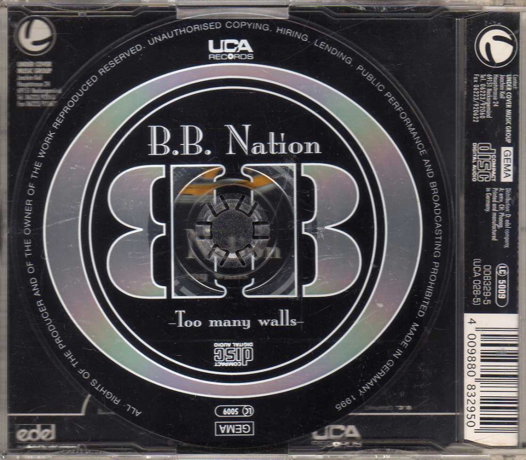 BB-Nation – Too Many Walls – CDM | Eurodance 90 CD Shop