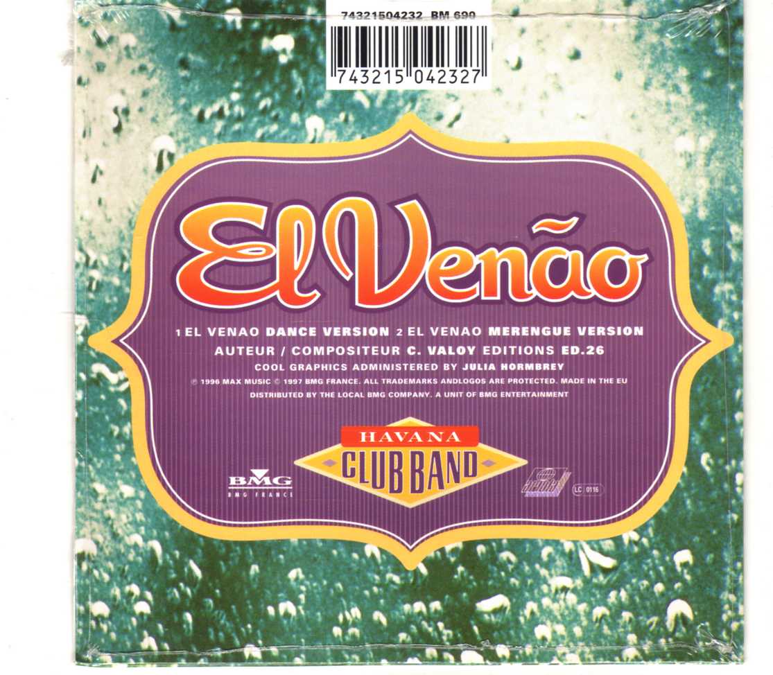 Havana Club Band – El Venão – CDS | Eurodance 90 CD shop