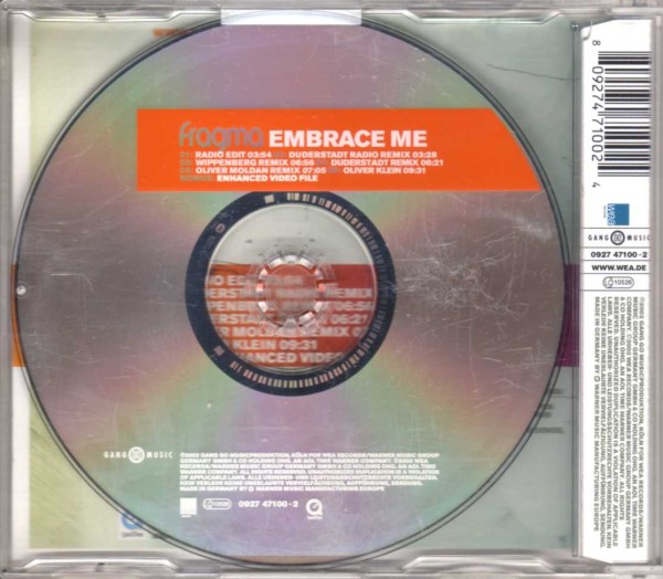 Fragma – Embrace Me – CDM | Eurodance 90 CD shop